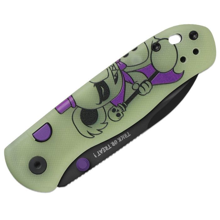 Kizer Ki3619HW1 Drop Bear (ELMAX, Drop Point, Matte DLC Ultra, GID G10, Button Liner Lock) Folding Pocket Knife