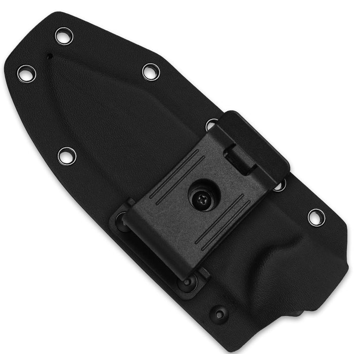 Kizer 1105A3 Sheepdog Survival (1095, Clip Point, Black, G10) Fixed Blade Knife