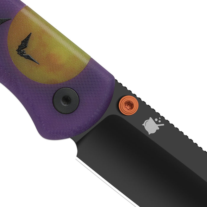 Kizer Ki3619HW2 Drop Bear (ELMAX, Drop Point, Matte DLC Ultra, GID G10, Button Liner Lock) Folding Pocket Knife