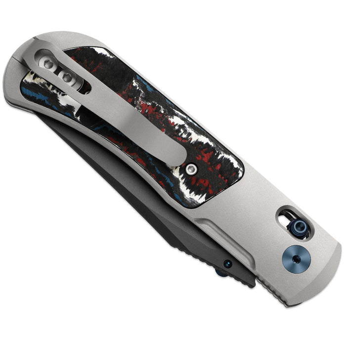 Kizer Ki4761A3 Tycho (S45VN, Clip Point, DLC, Titanium/Fat Carbon) Pocket Knife