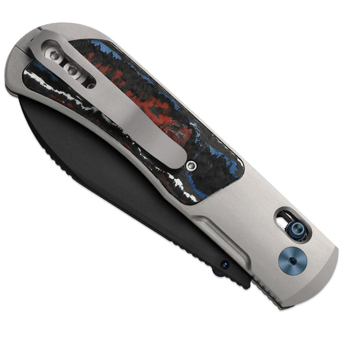 Kizer Ki4761A2 Tycho (M390, Drop Point, DLC, Titanium/Fat Carbon) Pocket Knife