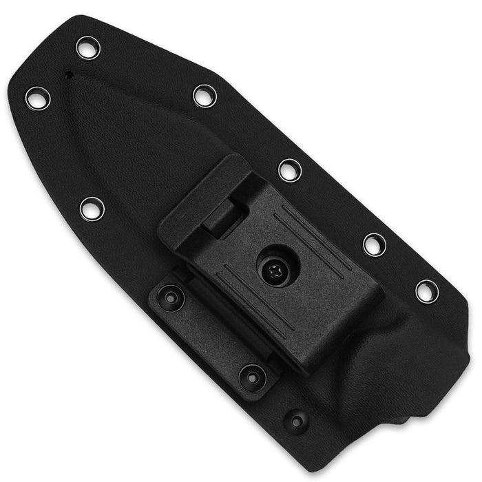 Kizer 1105A3 Sheepdog Survival (1095, Clip Point, Black, G10) Fixed Blade Knife