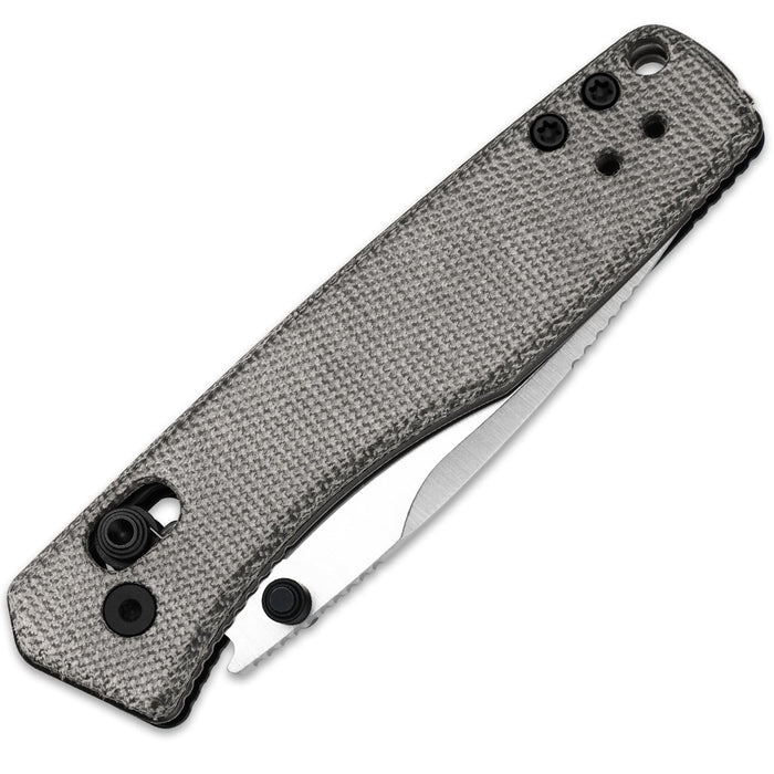 Kizer V3774A1 Aegis (AEB-L, Drop Point, Satin, Micarta) Pocket Knife