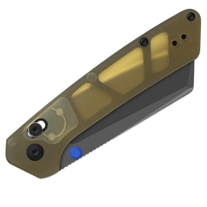 Kizer K3693ACS3 Madrac CL AirTi (M390, Sheepsfoot, Matte DLC Ultra, PEI, Clutch Lock) Folding Pocket Knife