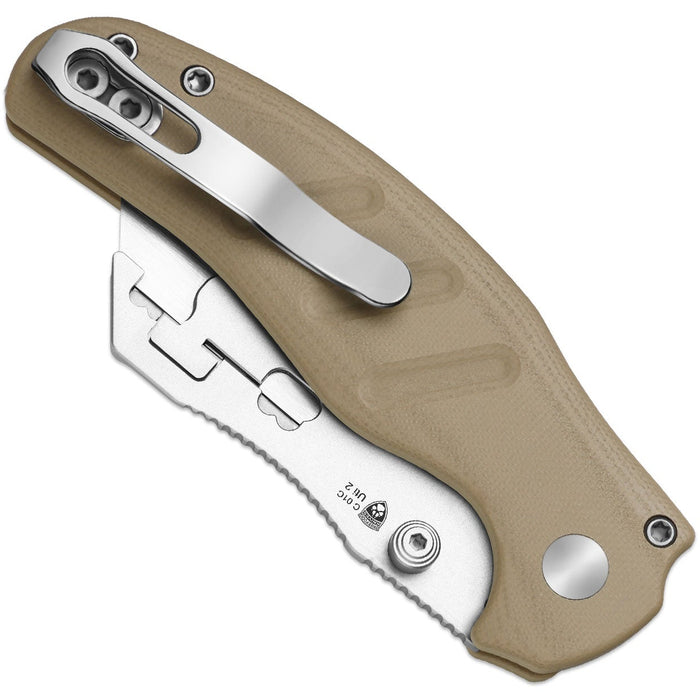 Kizer V3488.29JNA2 C01C Uti 2 (5Cr15MoV, Bead Blasted, G10) Utility Knife