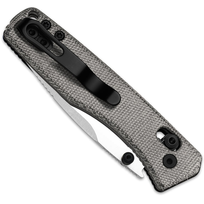 Kizer V3774A1 Aegis (AEB-L, Drop Point, Satin, Micarta) Pocket Knife