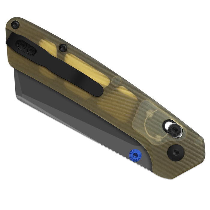 Kizer K3693ACS3 Madrac CL AirTi (M390, Sheepsfoot, Matte DLC Ultra, PEI, Clutch Lock) Folding Pocket Knife