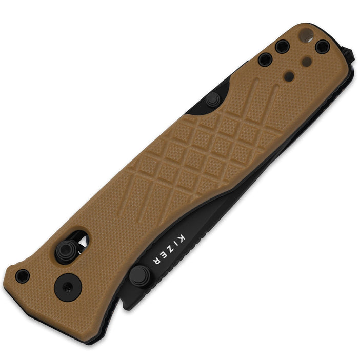 Kizer V3774CTA3 Aegis T (AEB-L, Tanto, PVD, G10) Pocket Knife