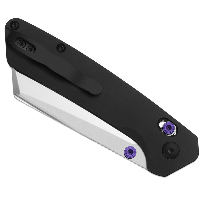 Kizer K3693ACS1 Madrac CL AirTi (M390, Sheepsfoot, Satin, Aluminum, Clutch Lock) Folding Pocket Knife