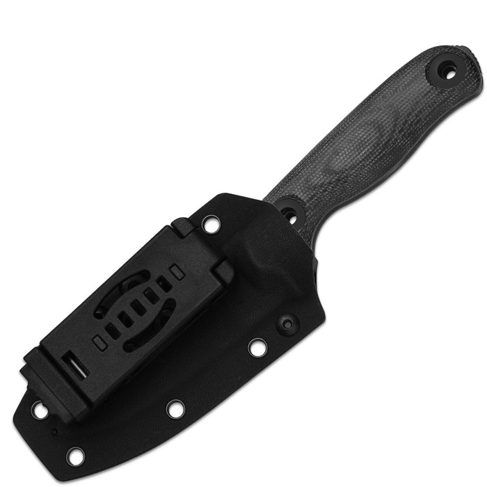 Kizer 1101A3 Drop Bear Fix 3 (1095, Drop Point, Micarta) Fixed Blade Knife