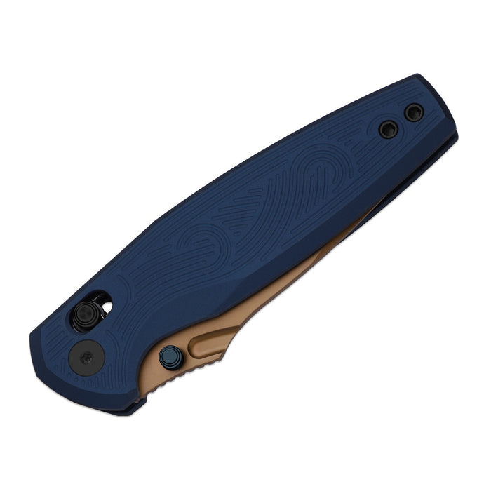 Kizer V3791A2 Khamsin (Nitro-V, Drop Point, Sunset Metal PVD, Aluminum, Clutch Lock) Pocket Knife