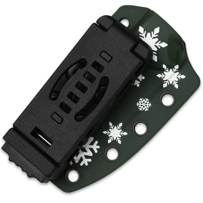 Kizer 1094MC1 Drop Bear Fix (D2, Drop Point, PVD, G10) Limited Christmas Edition Fixed Blade Knife With FREE Kizer Pac-Bar