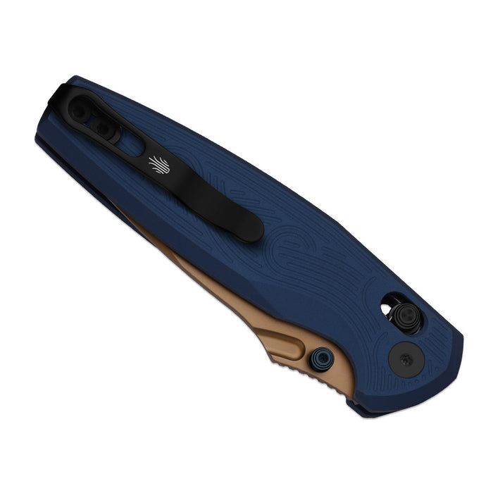 Kizer V3791A2 Khamsin (Nitro-V, Drop Point, Sunset Metal PVD, Aluminum, Clutch Lock) Pocket Knife