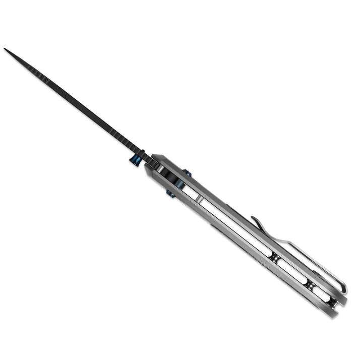 Kizer Ki4761A2 Tycho (M390, Drop Point, DLC, Titanium/Fat Carbon) Pocket Knife