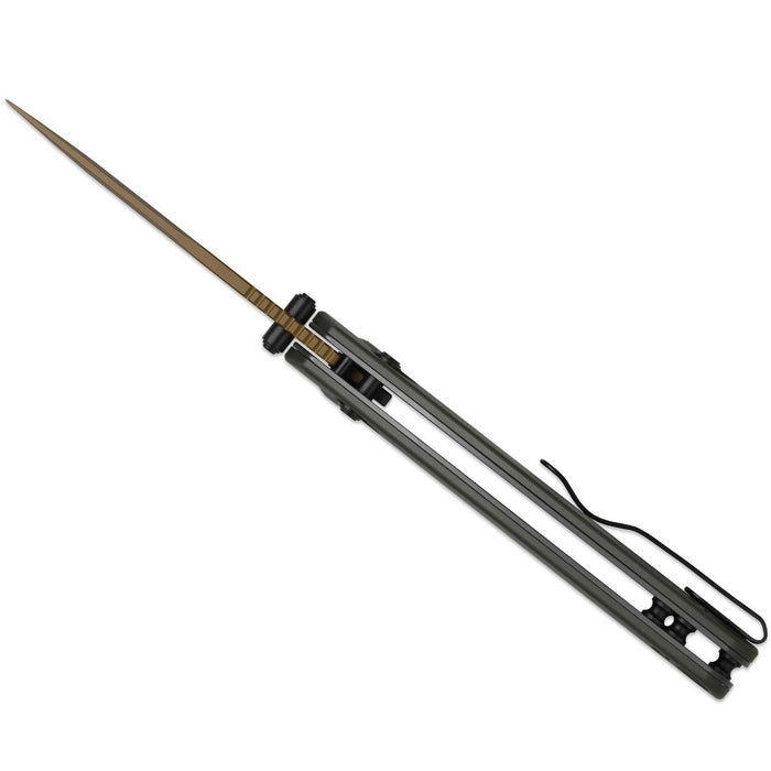 Kizer V3780A2 Phoca CC (AEB-L, Clip Point, PVD, Aluminum) Pocket Knife