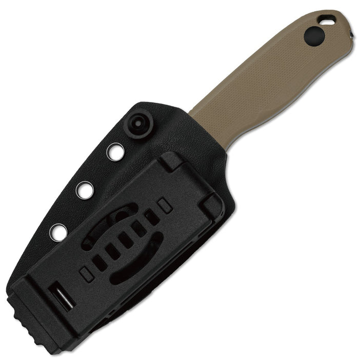 Kizer 1092A2 Drop Bear Fix (AEB-L, Clip Point, Satin, G10) Fixed Blade Knife