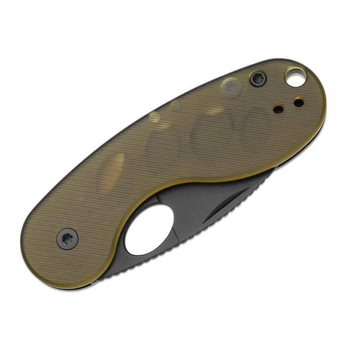 Kizer V2742TSJA1 Microbe TSJ AirTi (14C28N, Drop Point, Black PVD Coating, PEI) Pocket Knife