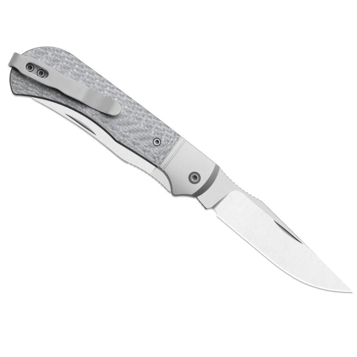 Kizer K3761TPA1 Trestle TP AirTi (BD1N, Clip Point & Spey Point, Satin, Aluminum & Carbon Fiber) Folding Knife