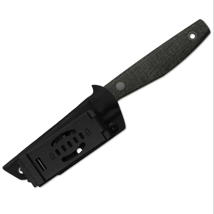 Kizer 1121A2 Dingo (AEB-L, Modified Drop Point, Satin, Micarta) Fixed Blade Knife
