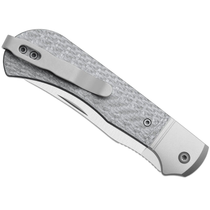 Kizer K3761TPA1 Trestle TP AirTi (BD1N, Clip Point & Spey Point, Satin, Aluminum & Carbon Fiber) Folding Knife
