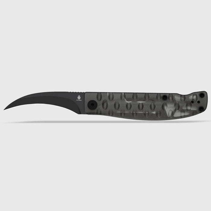 Kizer V3809SH1 Kiwami (BD1N, Hawkbill, Black PVD Coating, Acrylic) Folding Knife