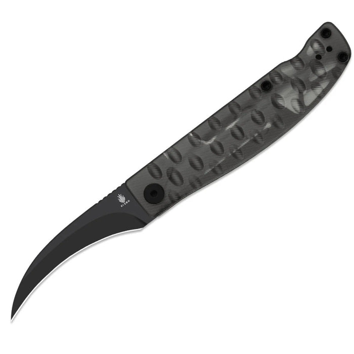 Kizer V3809SH1 Kiwami (BD1N, Hawkbill, Black PVD Coating, Acrylic) Folding Knife