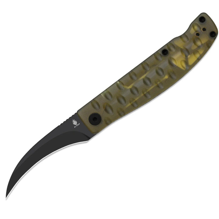 Kizer V3809SH2 Kiwami (BD1N, Hawkbill, Black PVD Coating, PEI) Pocket Knife
