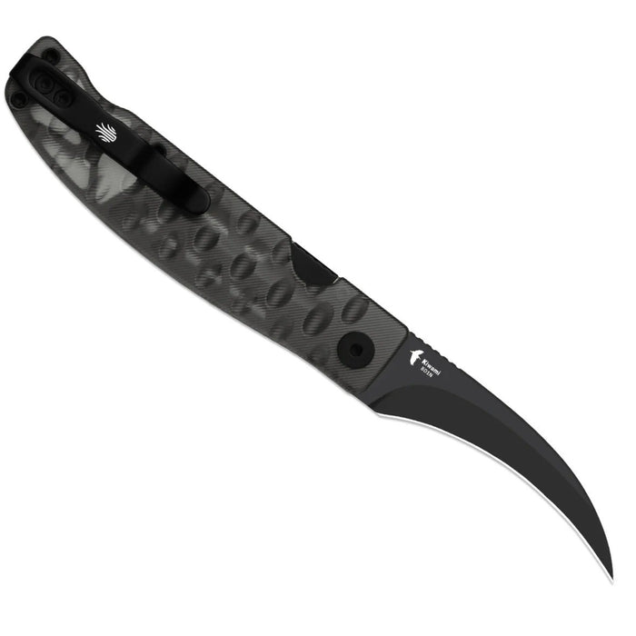 Kizer V3809SH1 Kiwami (BD1N, Hawkbill, Black PVD Coating, Acrylic) Folding Knife