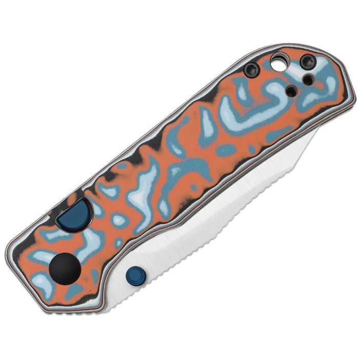 Kizer V3011BCA2 Nice Guy (AEB-L, Clip Point, Satin, Vortex Pattern Micarta) Pocket Knife