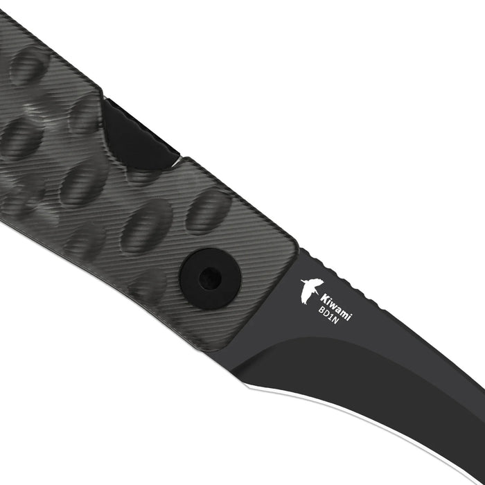 Kizer V3809SH1 Kiwami (BD1N, Hawkbill, Black PVD Coating, Acrylic) Folding Knife