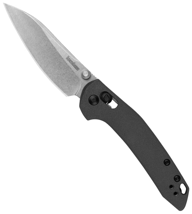 Kershaw 2059 Duster (8Cr13MoV, Sheepsfoot, Stonewashed, Glass-Filled Nylon, DuraLock) Pocket Knife