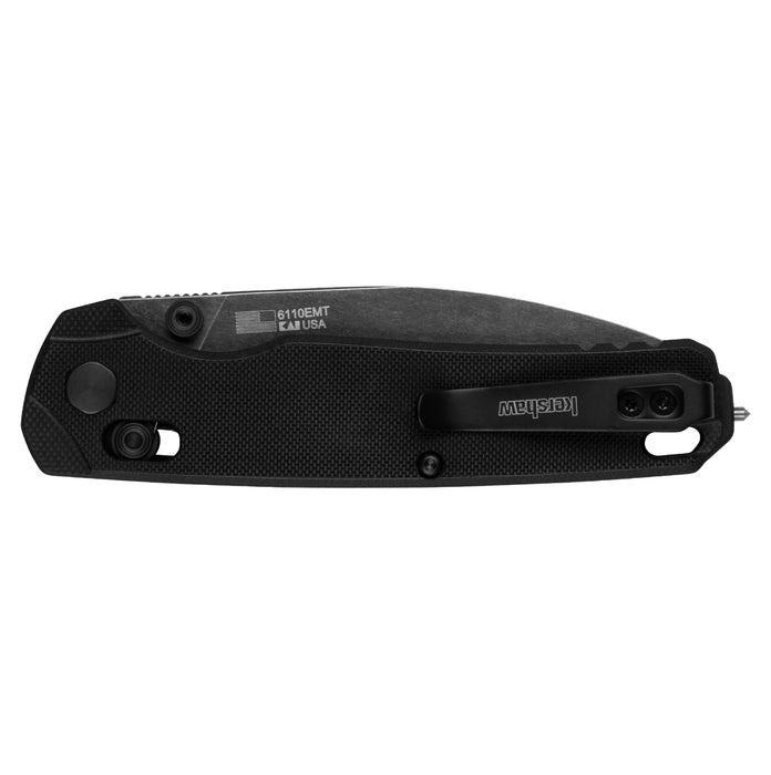 Kershaw 6110EMT Bel Air XL EMT (MagnaCut, Drop Point, Blunt Tip, DuraLock, G10) Pocket Knife