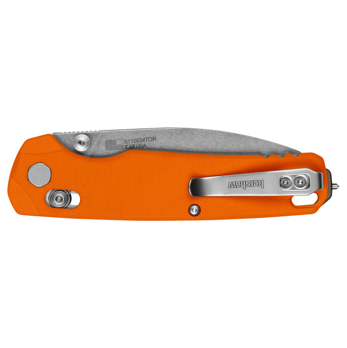 Kershaw 6110EMTOR Bel Air XL EMT (MagnaCut, Stonewashed, Drop Point, DuraLock, G10) Pocket Knife