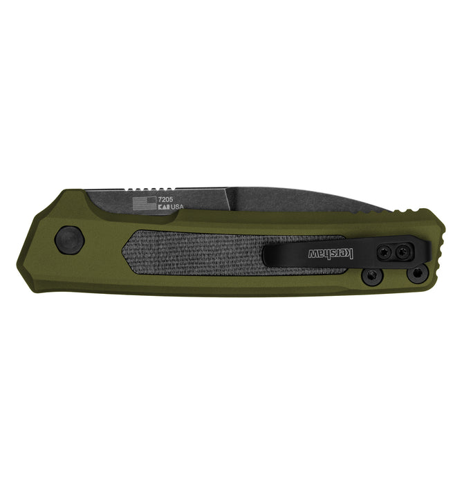 Kershaw 7205 Launch 22 (MagnaCut, Spear Point, Aluminum/Micarta, BlackWash) Automatic Pocket Knife