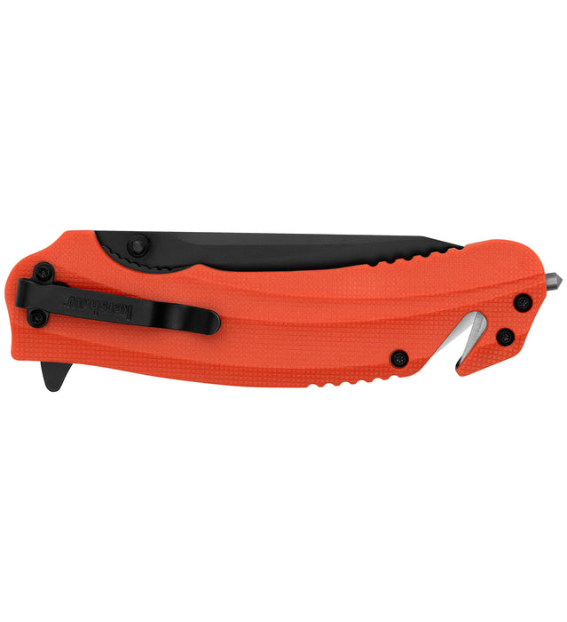 Kershaw 8650ST Barricade (8Cr13MoV, Drop Point, Serrated, Glass-Filled Nylon) Pocket Knife