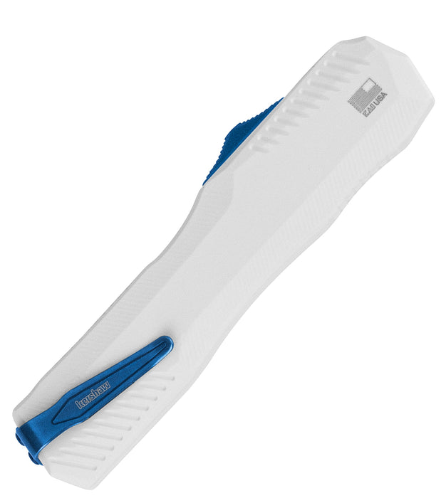 Kershaw 9000WBLU Livewire (MagnaCut, Spear Point, Blue, Aluminum, Cerakote) Automatic Pocket Knife