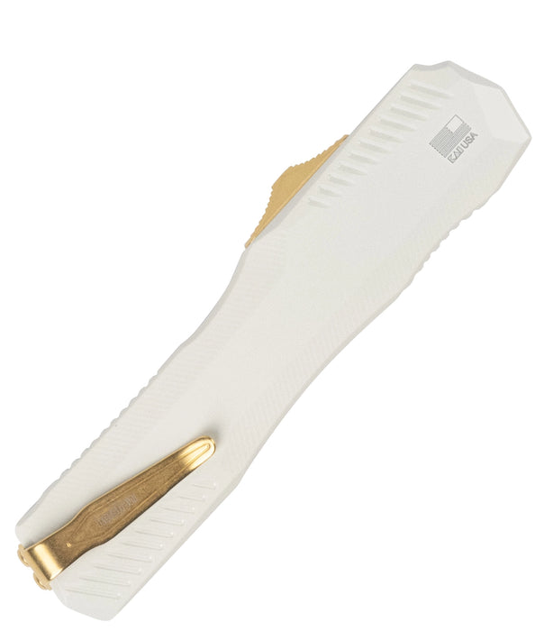 Kershaw 9000WGLD Livewire (MagnaCut, Spear Point, Gold, Aluminum, Cerakote) Automatic Pocket Knife