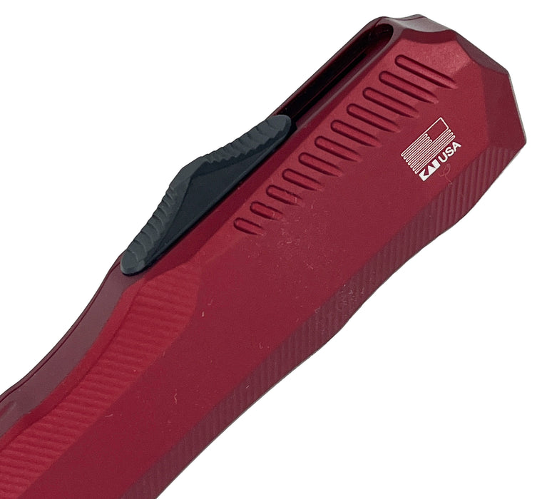 Kershaw 9000MERL Livewire (MagnaCut, Blackwash, Spear Point, Aluminum, Merlot) Pocket Knife