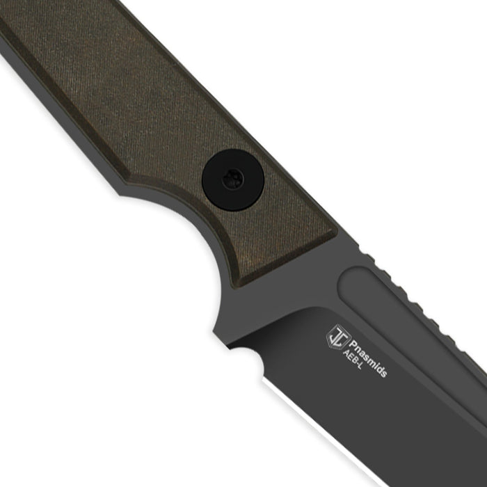 Kizer 1079A2 Phasmids (AEB-L, Sheepsfoot, Stonewashed, Chocolate Glacier) Fixed Blade Knife