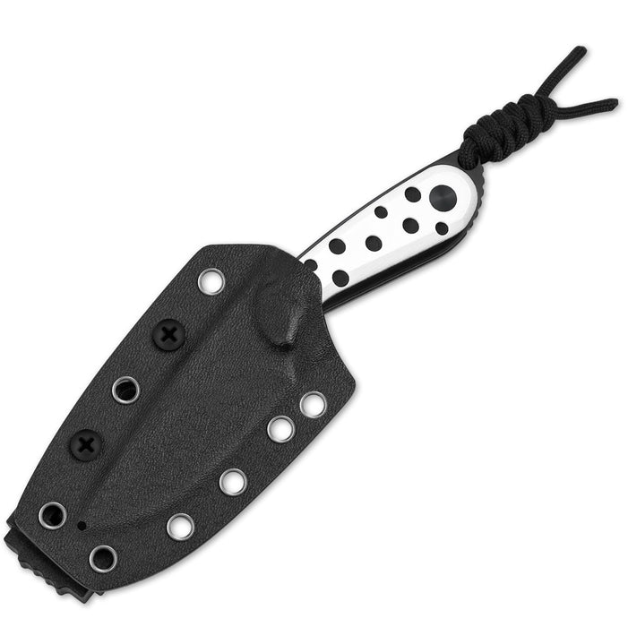 Kizer 1081A3 Buddy (Nitro V, Drop Point, G10, Black/White) Fixed Blade Knife