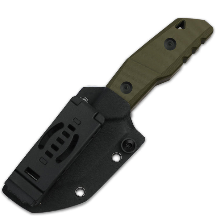 Kizer 1086A1 Quartz (AEB-L, Tanto, Stonewashed, G10) Fixed Blade Knife