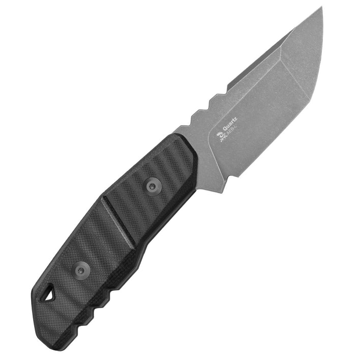Kizer 1086A2 Quartz (AEB-L, Tanto, Stonewashed, G10) Fixed Blade Knife