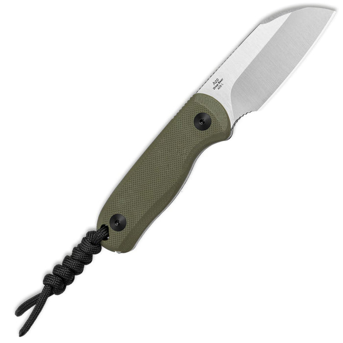 Kizer 1093A1 Drop Bear (AEB-l, Sheepsfoot, Satin, G10) Fixed Blade Knife