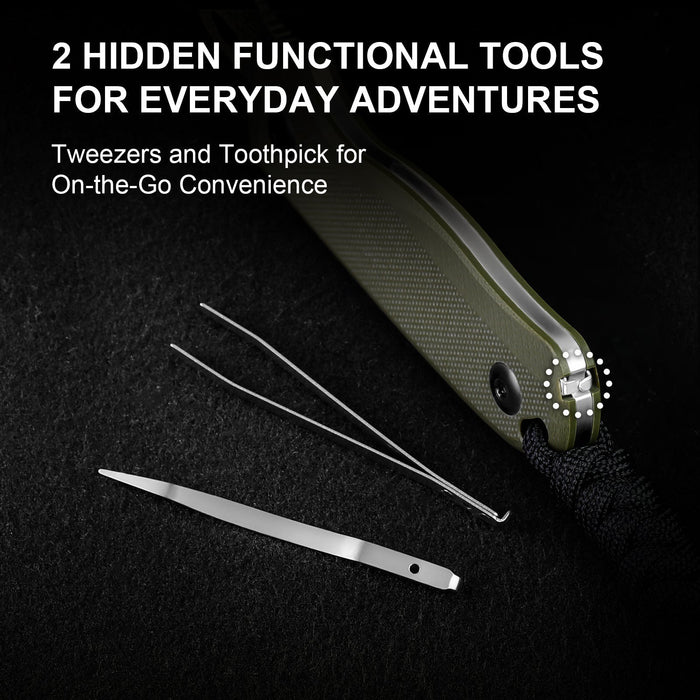 Kizer 1093A1 Drop Bear (AEB-l, Sheepsfoot, Satin, G10) Fixed Blade Knife