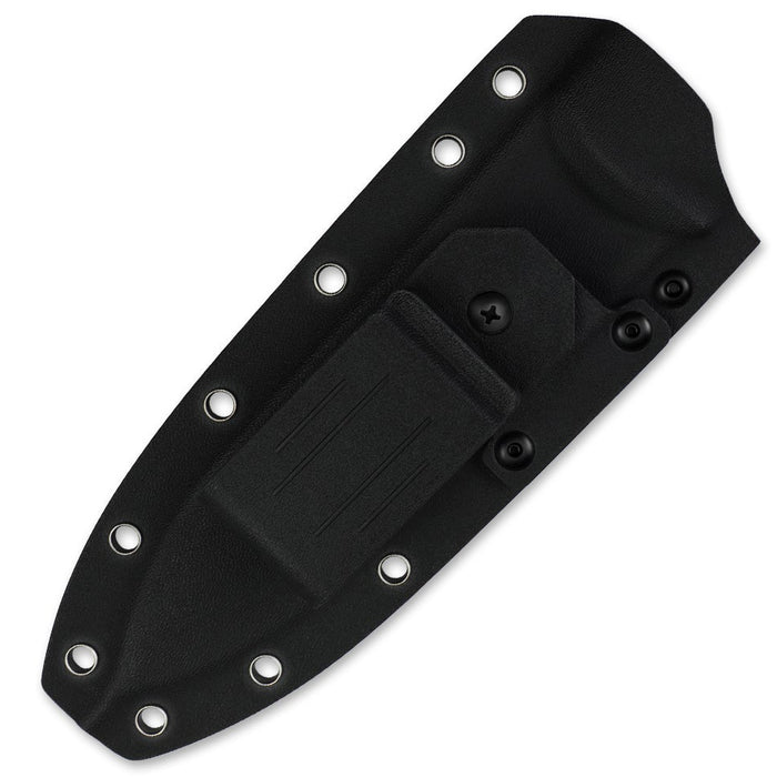 Kizer 1103A1 Drop Bear Fix 7 (AEB-L, Stonewashed, Drop Point, Micarta) Fixed Blade Knife