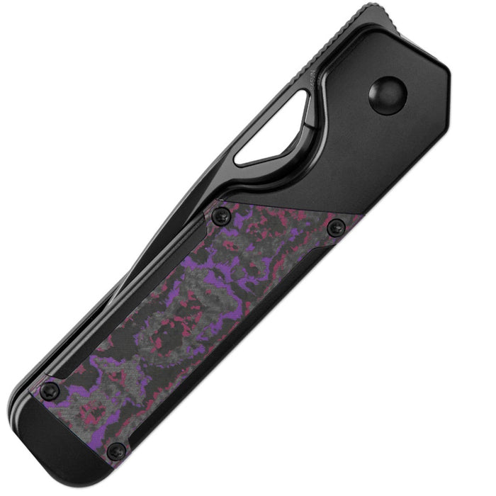 Kizer Ki3634A2 Militaw (S45VN, Drop Point, Black, Titanium) Pocket Knife