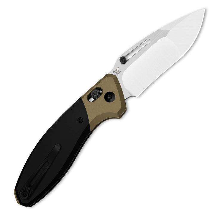 Kizer Ki3695A4 Bulli (S45VN, Drop Point, Hand-Brushed, Titanium) Pocket Knife