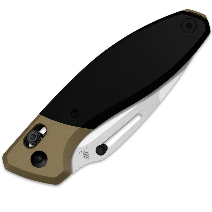 Kizer Ki3695A4 Bulli (S45VN, Drop Point, Hand-Brushed, Titanium) Pocket Knife