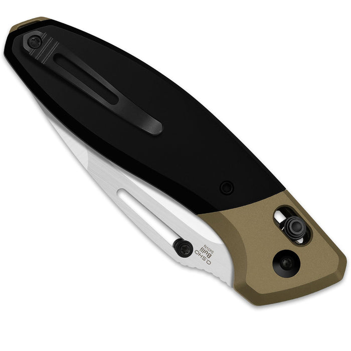 Kizer Ki3695A4 Bulli (S45VN, Drop Point, Hand-Brushed, Titanium) Pocket Knife