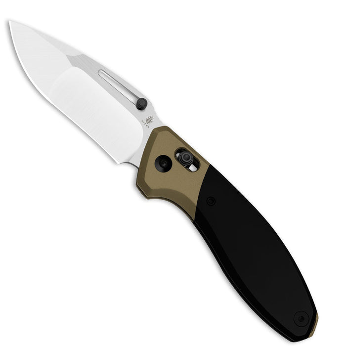 Kizer Ki3695A4 Bulli (S45VN, Drop Point, Hand-Brushed, Titanium) Pocket Knife